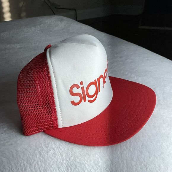 Vintage Signetics PHILIPS Electronics Adjustable SNAPBACK HAT TRUCKER CAP Rare - Picture 5 of 11